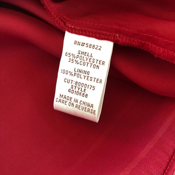 M.S.S.P Red dress size 8 - Picture 7 of 8